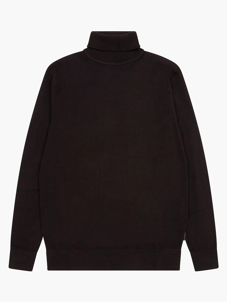 French Connection Black Supersoft Roll Jumper - Image 4 of 4
