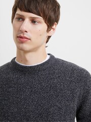 French Connection Grey Moss Crew Knit Jumper - Image 5 of 5