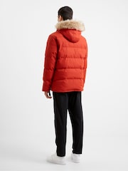 French Connection Burnt Orange Mid Length Row Parka Coat Jacket - Image 1 of 1