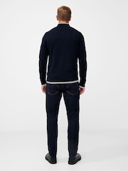 French Connection Blue Funnel Neck Knitwear Jumper - Image 2 of 4