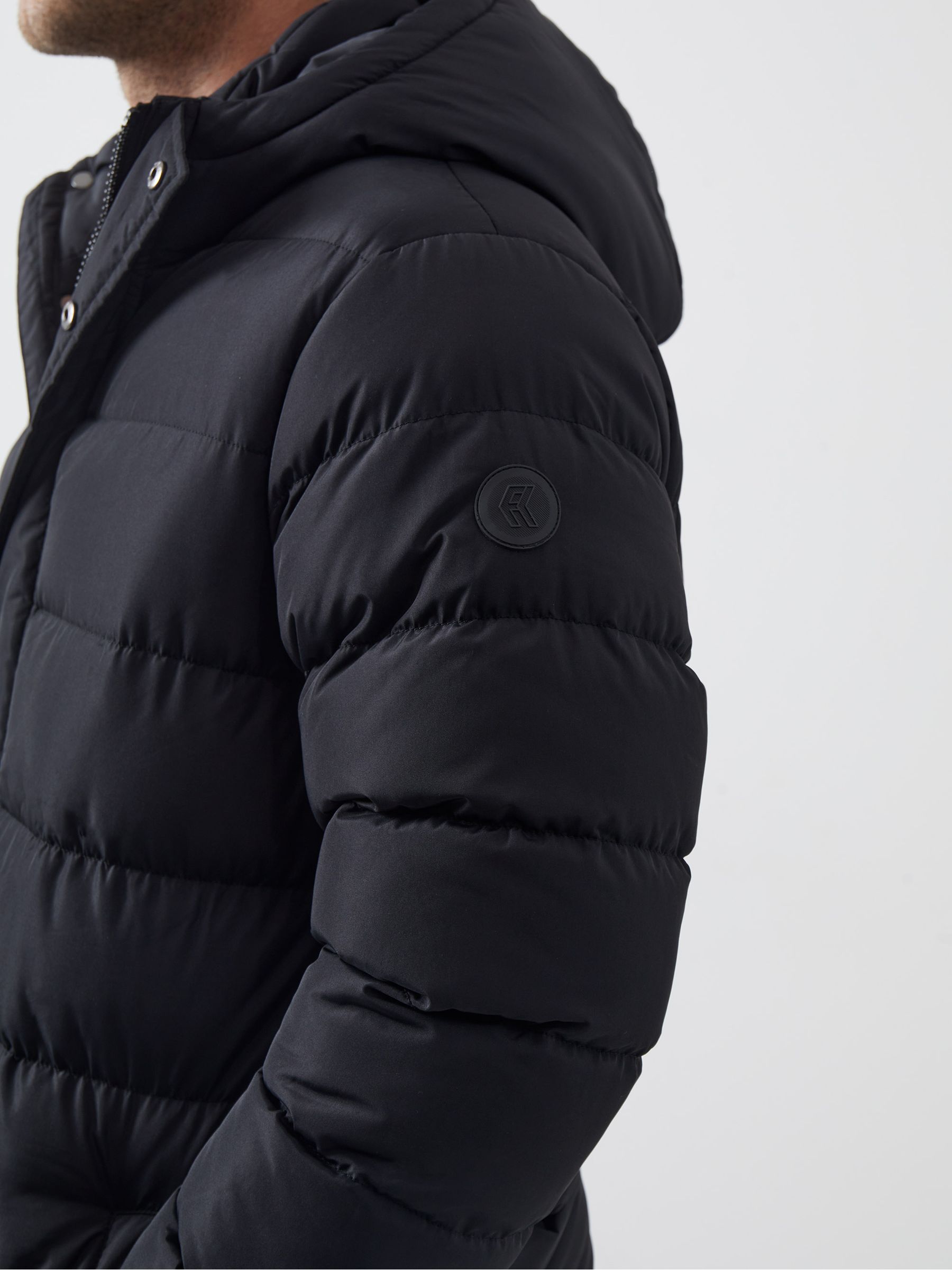 French connection coated hooded borg lined parka 2025