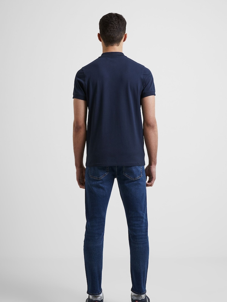 French Connection Blue Nights Danforth Polo Shirt - Image 2 of 4