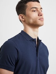 French Connection Blue Nights Danforth Polo Shirt - Image 3 of 4