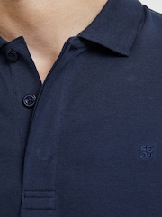 French Connection Blue Nights Danforth Polo Shirt - Image 4 of 4