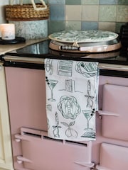 Avalon Home Green Just A Girl Tea Towel - Image 2 of 4