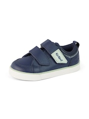 Kickers Blue Tovni Twin Zig Zig Trainers - Image 3 of 9