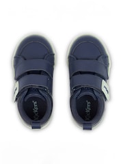 Kickers Blue Tovni Twin Zig Zig Trainers - Image 8 of 9