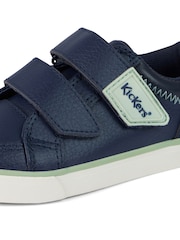 Kickers Blue Tovni Twin Zig Zig Trainers - Image 9 of 9
