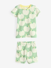 Multi Fruit 100% Cotton Short Pyjamas 3 Pack (9mths-12yrs) - Image 5 of 7