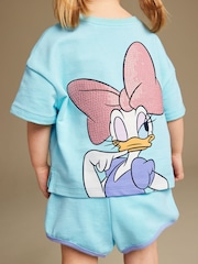 Blue Daisy Disney 100% Cotton Shorts Set (3mths-7yrs) - Image 3 of 8