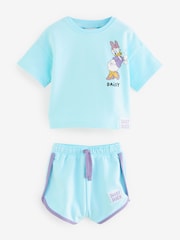Blue Daisy Disney 100% Cotton Shorts Set (3mths-7yrs) - Image 6 of 8