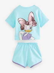 Blue Daisy Disney 100% Cotton Shorts Set (3mths-7yrs) - Image 7 of 8