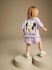 Purple Disney 100% Cotton Shorts Set (3mths-7yrs) - Image 2 of 6