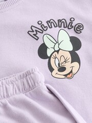 Purple Disney 100% Cotton Shorts Set (3mths-7yrs) - Image 6 of 6