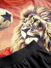 Red England Football Lion Single Short Pyjamas (3-16yrs) - Image 7 of 7
