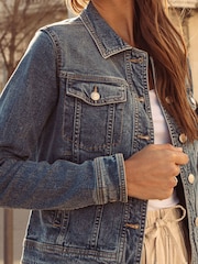 Srednje spranega videza - Threadbare klasična denim jakna - Slika 4 iz 4