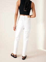 White Mom Comfort Stretch Jeans - Image 3 of 7