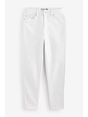 White Mom Comfort Stretch Jeans - Image 6 of 7