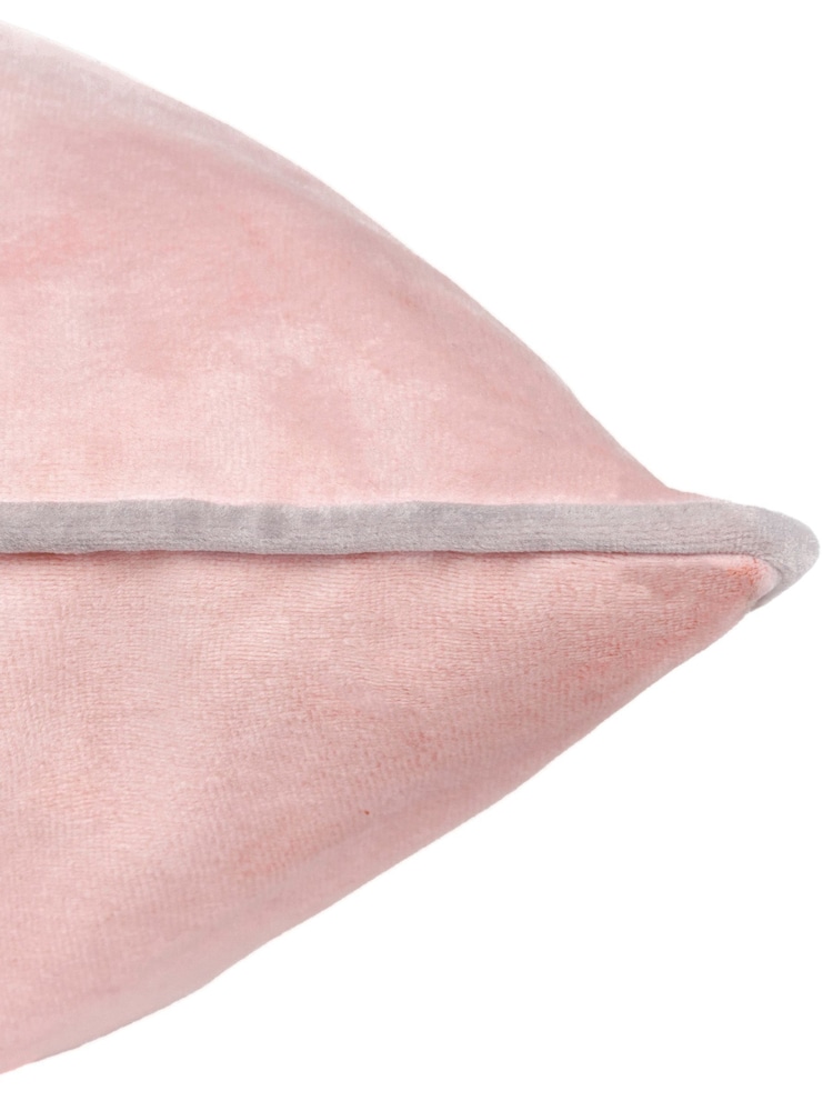 Furn Pink Meridian Velvet 45cm X 45cm Cushion Cover - Image 5 of 5 Furn Pink Meridian Velvet 45cm X 45cm Cushion Cover - Image 5 of 5