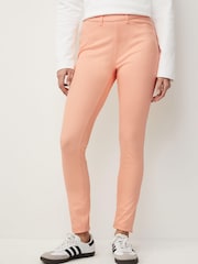 Peach Pink Jersey Denim Leggings - Image 1 of 1