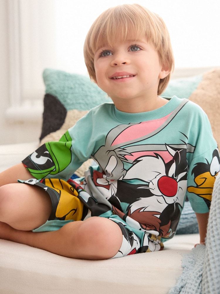 Grün/Looney Tunes - Lizenzierter einzelner Pyjama (9M.–9J.) - Bild 2 von 9 Grün/Looney Tunes - Lizenzierter einzelner Pyjama (9M.–9J.) - Bild 2 von 9