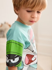 Grün/Looney Tunes - Lizenzierter einzelner Pyjama (9M.–9J.) - Bild 4 von 9