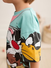 Grün/Looney Tunes - Lizenzierter einzelner Pyjama (9M.–9J.) - Bild 5 von 9