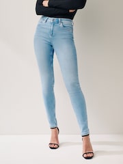 Bleach Blue Super Soft Skinny Jeans - Image 2 of 6