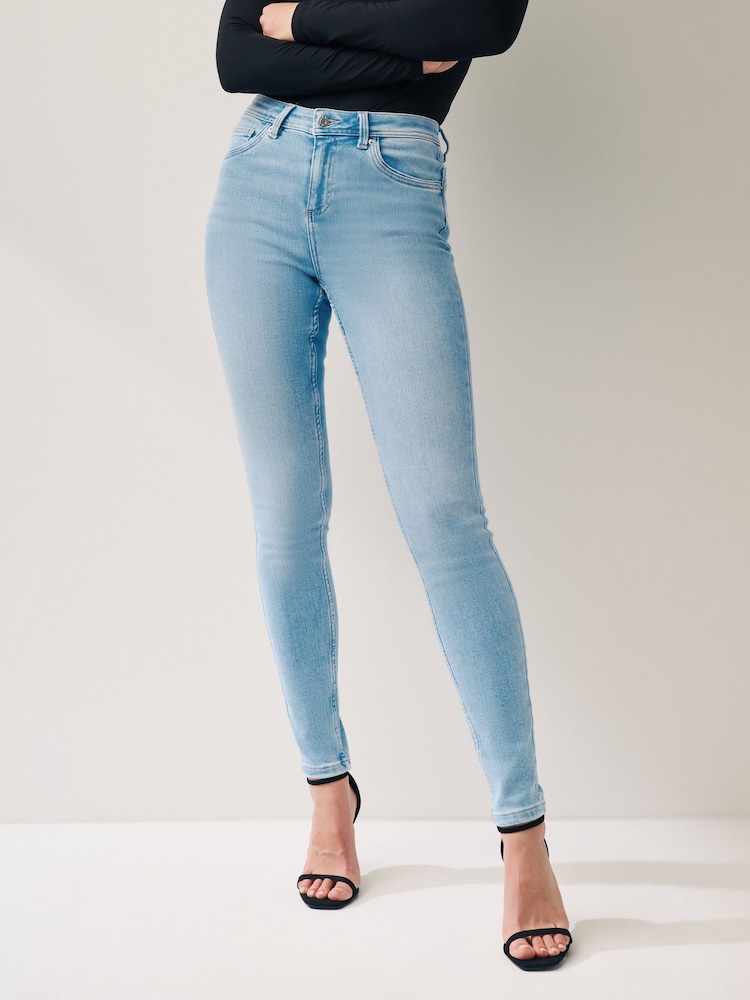 Bleach Blue Super Soft Skinny Jeans - Image 2 of 6
