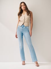 Bleach Blue Supersoft Bootcut Jeans - Image 1 of 6