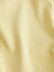 Yellow Cropped Denim Jersey Leggings - Image 6 of 6