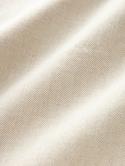 Бежевый/белый - укороченный широкие 100% хлопковые джинсы - Изображение 7 из 7