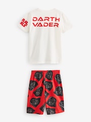 Black/White/Red Star Wars 2 Pack Short Pyjamas (3-14yrs) - Image 5 of 8