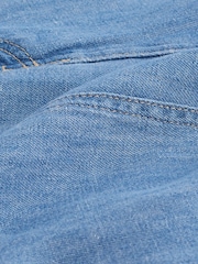 Mittelblau - Utility-Jeans mit weitem Bein - Bild 7 von 7