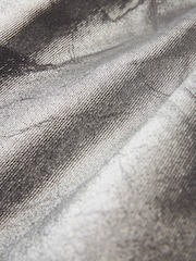 Silver Metallic Wide Leg Jeans - Image 3 of 5