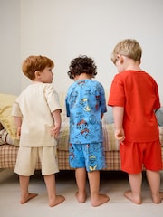 Red/Blue Paw Patrol Short Pyjamas 3 Pack (9mths-8yrs) - Image 3 of 8