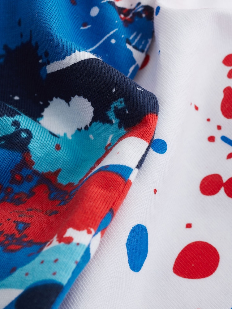 Red/White/Navy England FC Short Pyjamas 2 Pack (3-16yrs) - Image 4 of 4