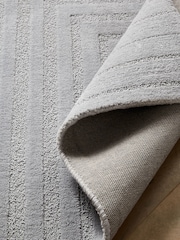 Grey Fitz Stripe Rug - Image 5 of 6