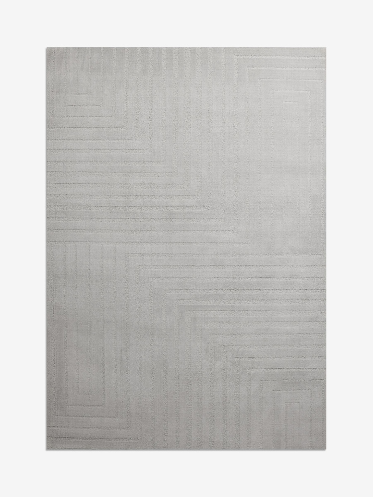 Grey Fitz Stripe Rug - Image 6 of 6