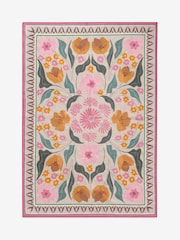 Alfombra lavable con diseño floral Bettie - Imagen 7 de 7