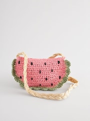 Pink Strawberry Cross Body Bag - Image 1 of 4