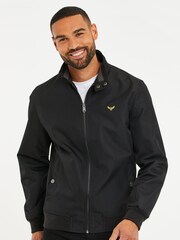 Threadbare Black Lightweight Harrington Jacket - Image 2 of 4
