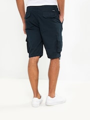 Threadbare Navy Cargo Shorts - Image 2 of 4