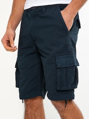 Threadbare Navy Cargo Shorts - Image 4 of 4