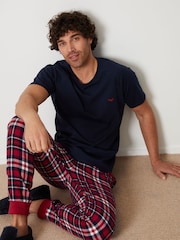 Threadbare Blue Pyjamas Set - Image 1 of 4