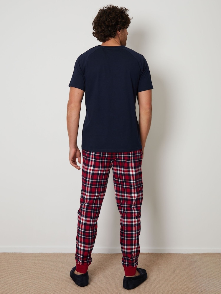 Threadbare Blue Pyjamas Set - Image 2 of 4