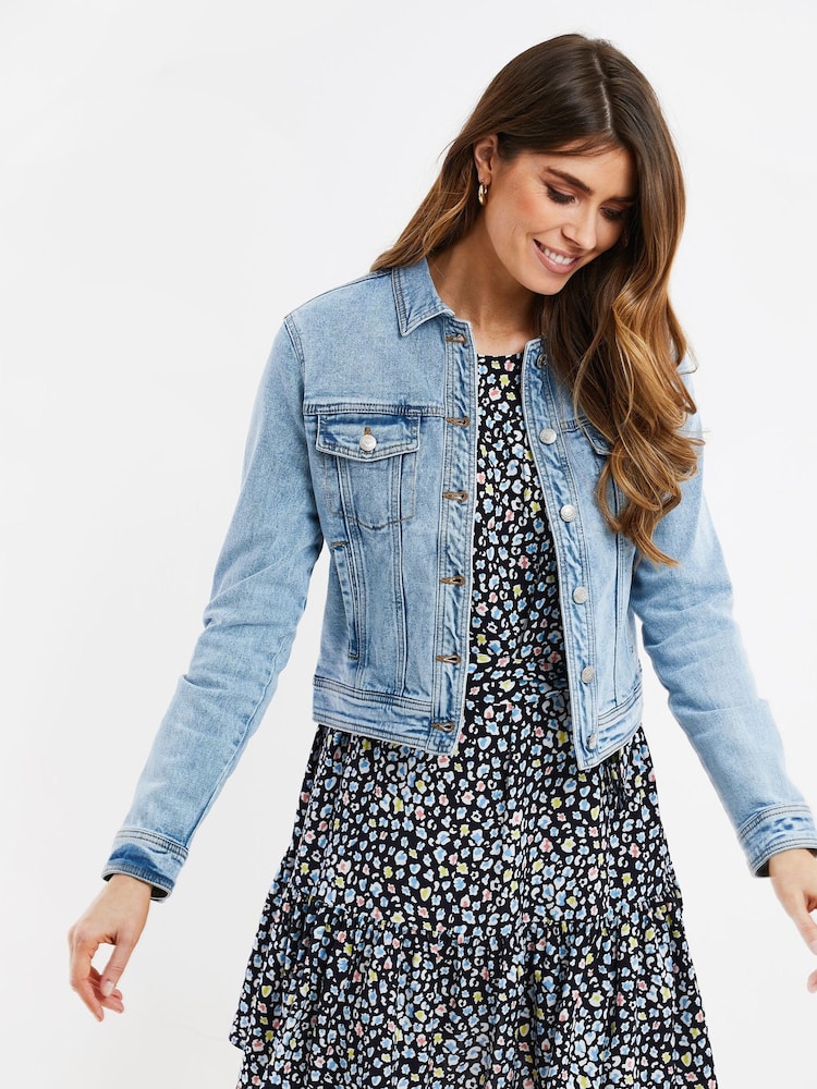 Svetlo modra - Threadbare klasična denim jakna - Slika 1 iz 4 Svetlo modra - Threadbare klasična denim jakna - Slika 1 iz 4