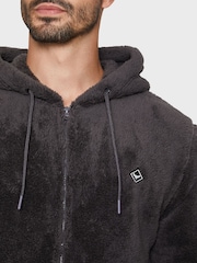 Threadbare Grey Fleece Hooded All-In-One - Image 3 of 3