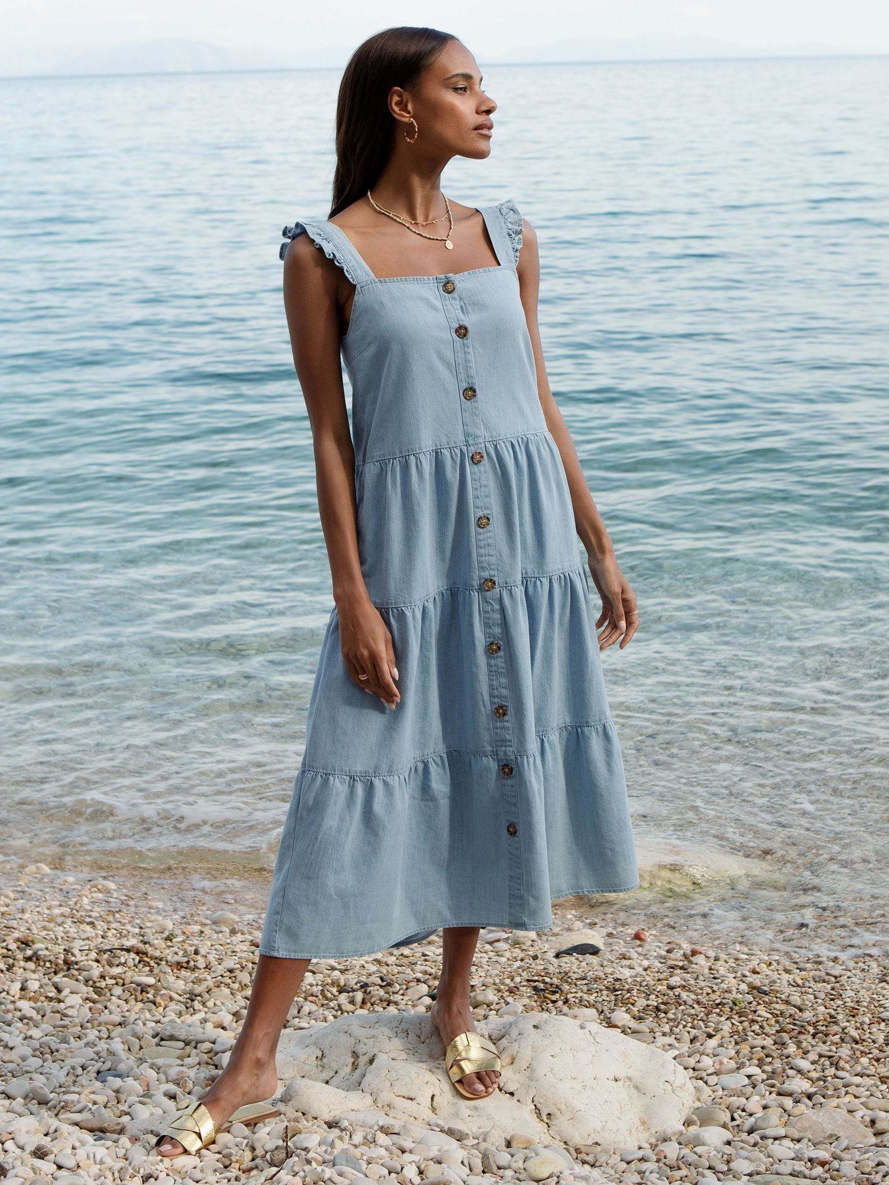 Next ladies linen summer dresses new arrivals