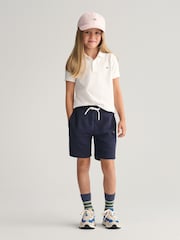 GANT Blue Kids Shield Sweat Shorts - Image 3 of 9